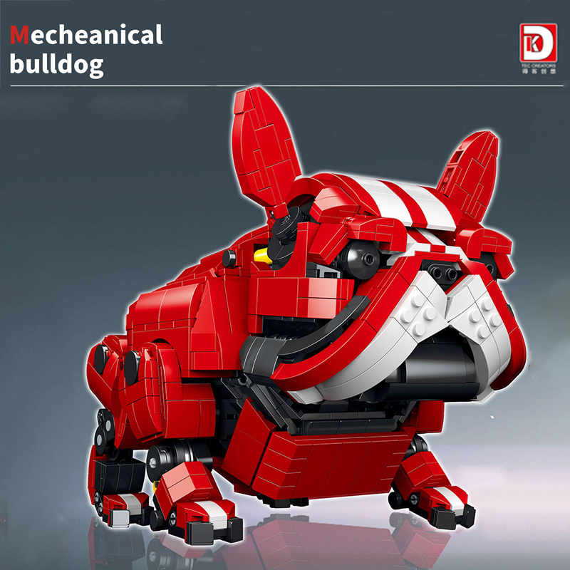 DK5003 Moc Creator Mechanical Bulldog Model Building Blocks 1675pcs Bricks Toys  From China,
