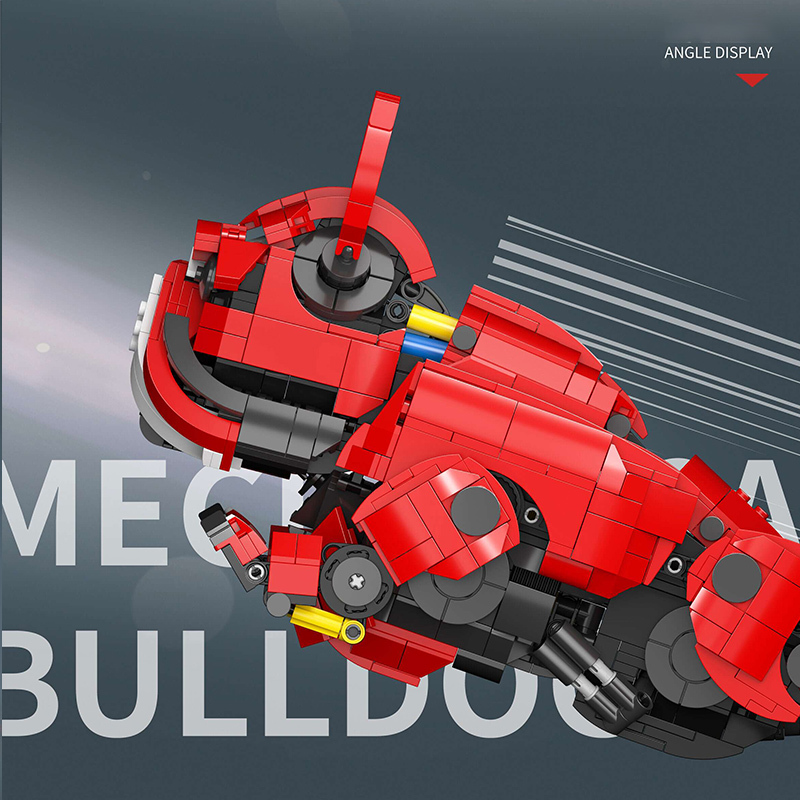DK5003 Moc Creator Mechanical Bulldog Model Building Blocks 1675pcs Bricks Toys  From China,