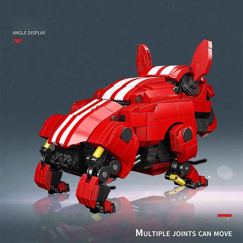 DK5003 Moc Creator Mechanical Bulldog Model Building Blocks 1675pcs Bricks Toys  From China,