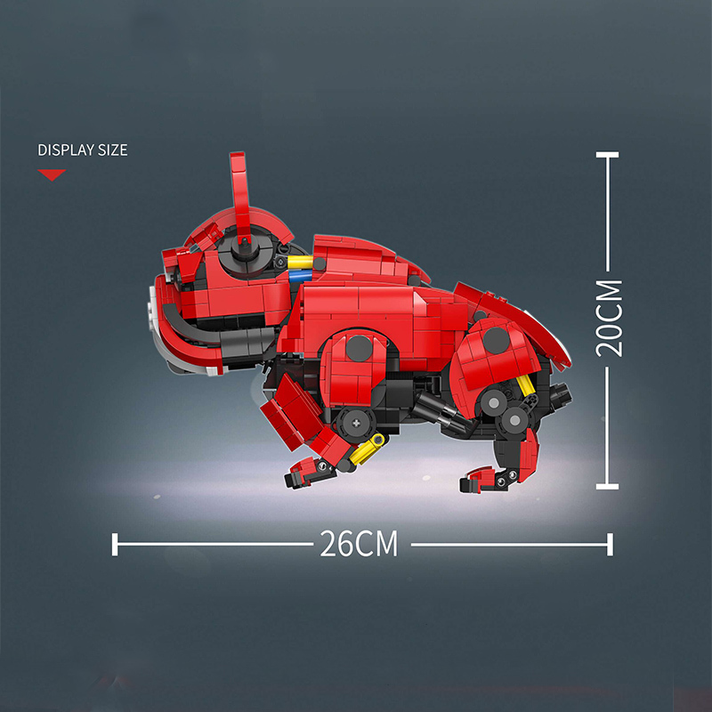DK5003 Moc Creator Mechanical Bulldog Model Building Blocks 1675pcs Bricks Toys  From China,