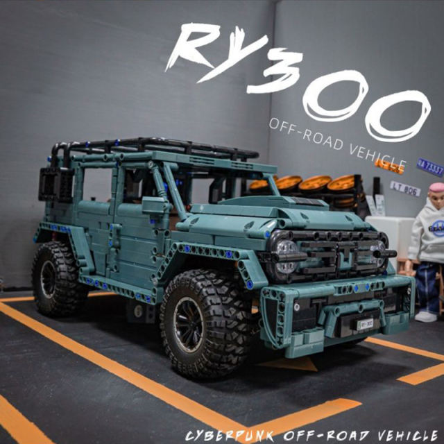 CaCo C009 Moc Technic RY300 SUVS Car With Motor Model Building Blocks 2627pcs Toys From China.