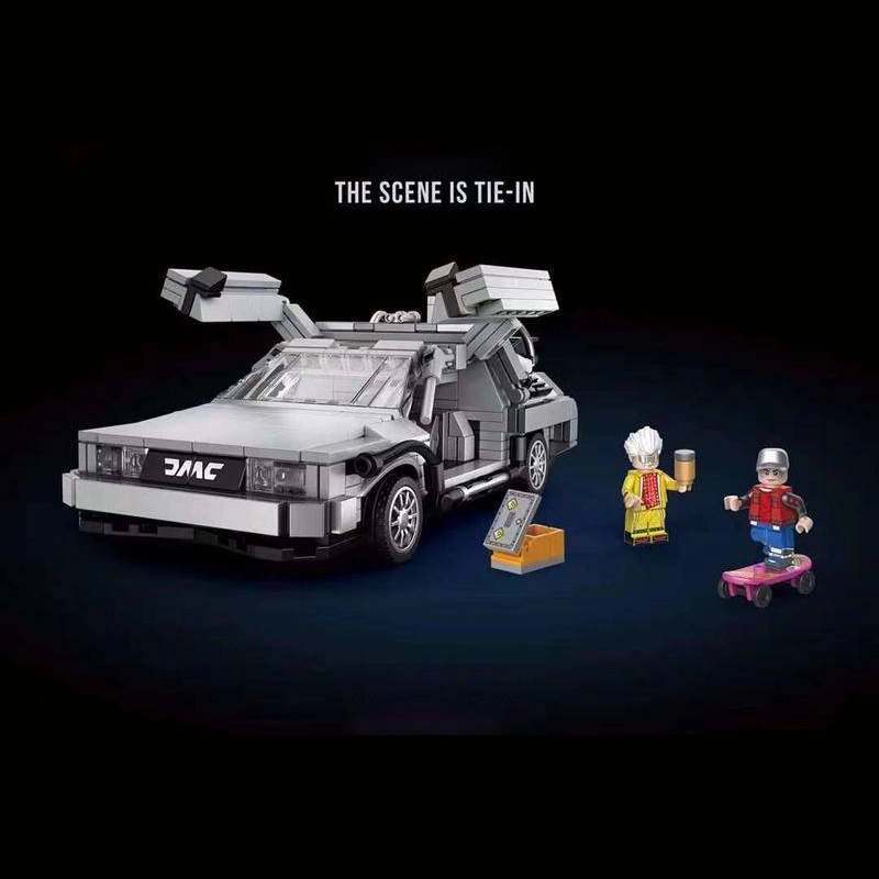 19011 Moc Technic Back to the Future Suspended Concept Car Building Blocks 868pcs Bricks Toys From China