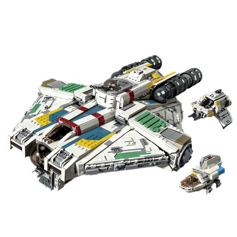 Super18K K110 Star Wars Ghost VCX-100 light freighter Building Blocks 4577pcs Bricks Toys Gift From China