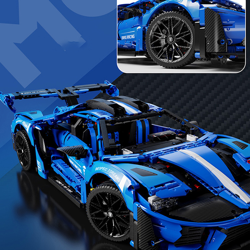 MOYU MY88016 Technic MOC GT Sports Car 1:8 Model Building Blocks 3624pcs Bricks Toys From China.