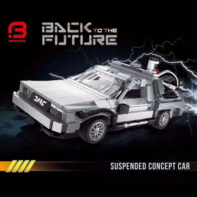 19011 Moc Technic Back to the Future Suspended Concept Car Building Blocks 868pcs Bricks Toys From China