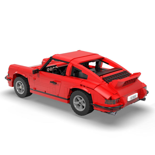 CaDa C61045 MOC Retro Sports Car 911 Building Block 1429Pcs Brick Toys With Motor Ship From Europe 3-7 Delivery