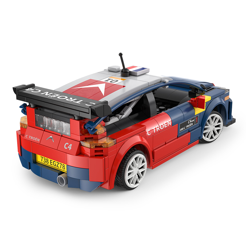 CaDa C51078 MOC Technic Remote Control 2008 "Citroen "C4 WRC Building Blocks 329pcs Bricks Toys Ship From China.