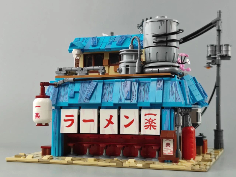 Keeppley K20509 Movie View Noodle Shop Building Blocks Japanese Architecture House Bricks Toys From Europe 3-7 Days Delivery