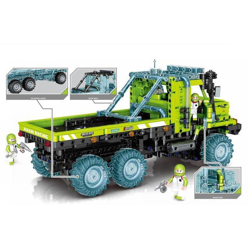 SEMBO 709950 Zetros Moc Technic Dynamic version TECHINQUE Car Model Building Blocks 1336pcs Bricks From China.