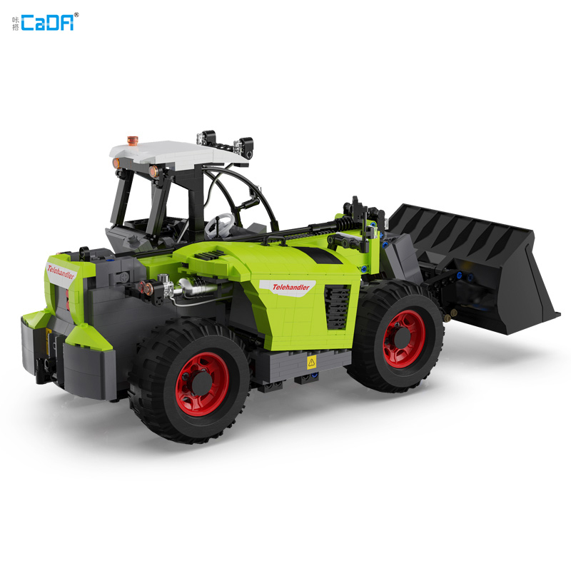 CaDa C61051 MOC Technic Multi-function Loader 1:17 Building Blocks Remote Control 1469PCS Bricks Toys From China.