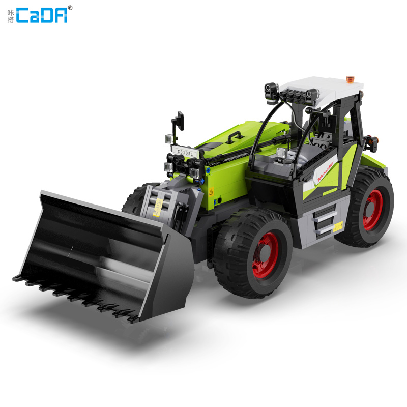 CaDa C61051 MOC Technic Multi-function Loader 1:17 Building Blocks Remote Control 1469PCS Bricks Toys From Europe 3-7 Days Delivery