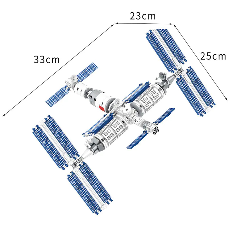SEMBO 203018 Moc Technic Sea of Stars Space Station Building Blocks 371pcs bricks Toys Gift From China.