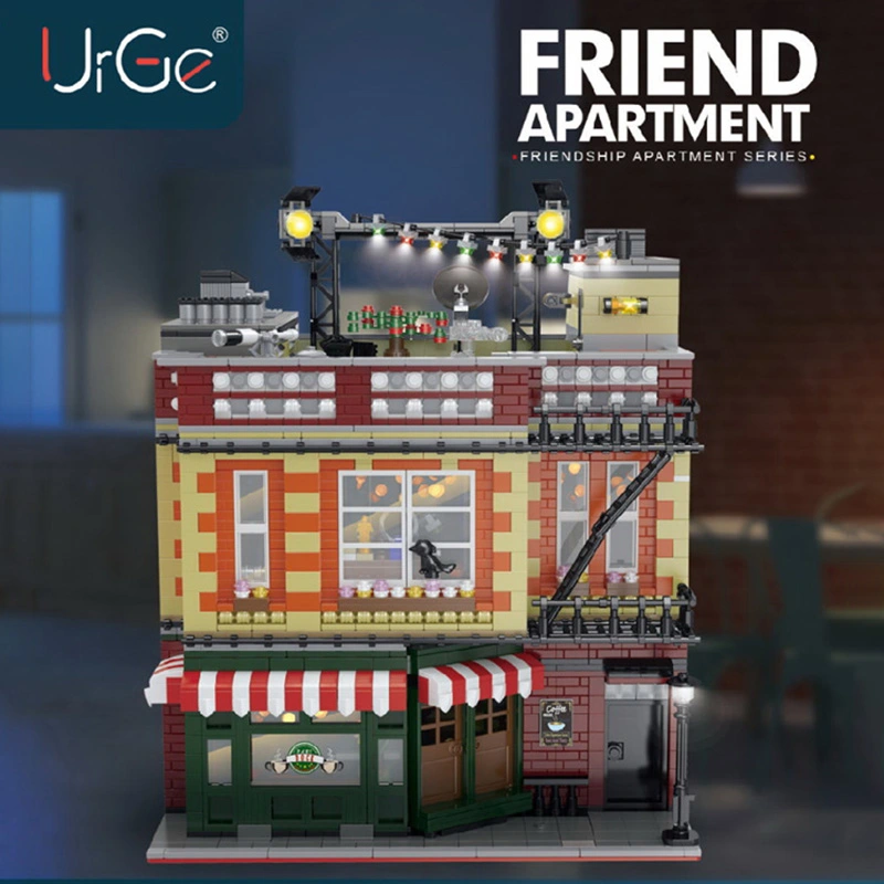 UG10189 Moc Creator Modular Buildings Central Perk Big Bang "Theory "modular Building Blocks(No Light)From Europe 3-7 Days Delivery