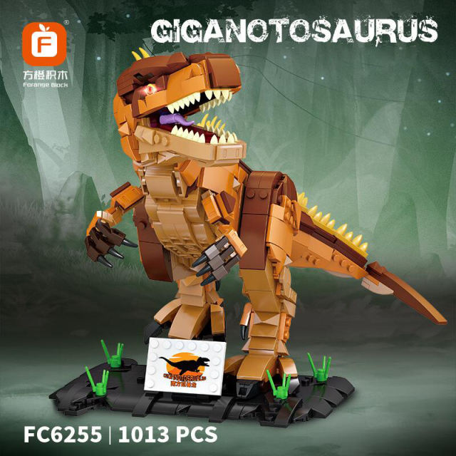 Forange Block FC6255 Creator Expert  Giganotosaurus Building Blocks 1013pcs Bricks Toys From China.