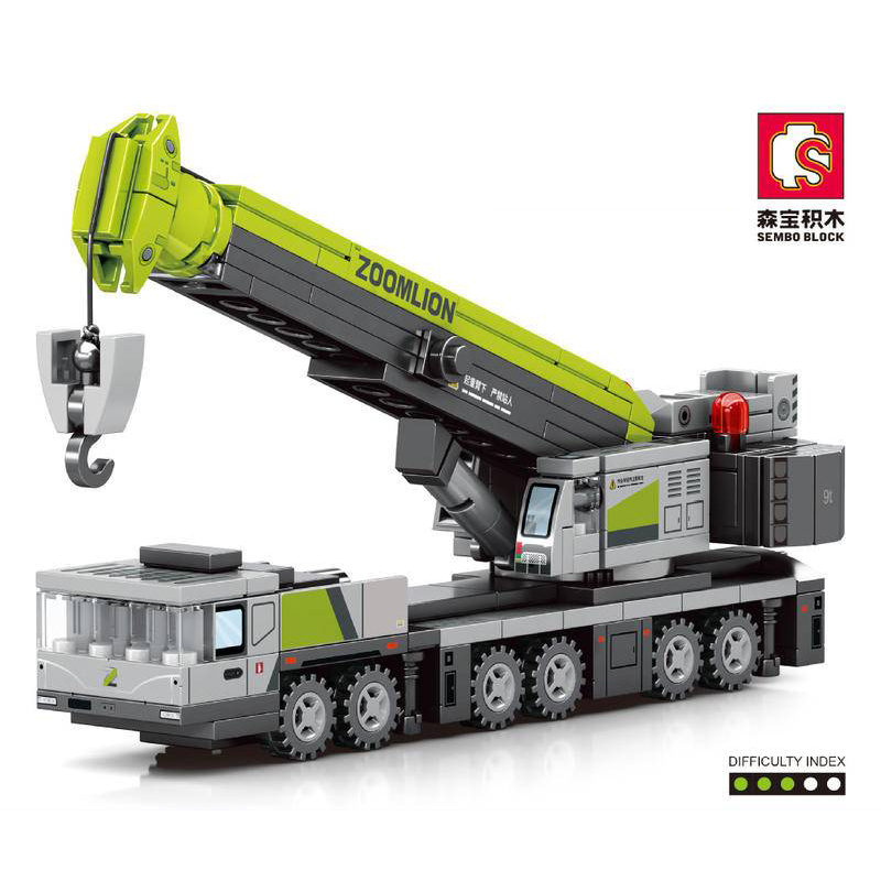 SEMBO 705101 Creator Expert ZOOMLION Crane Building Blocks