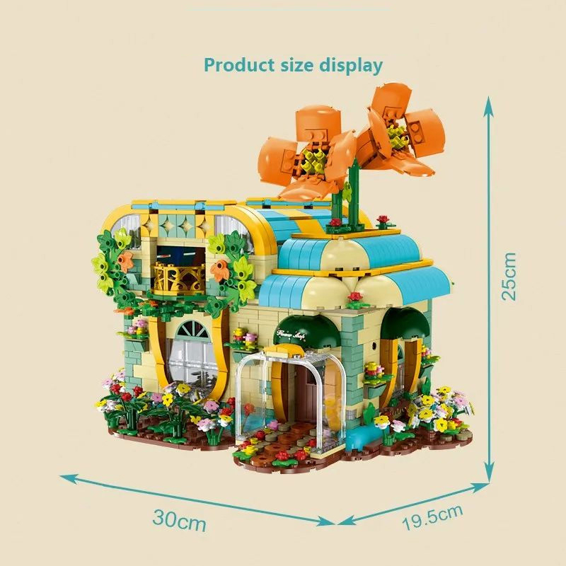 Mork 031051 Moc Modular Buildings ToonCity Florist Building Blocks 2102pcs Bricks Toys From China.