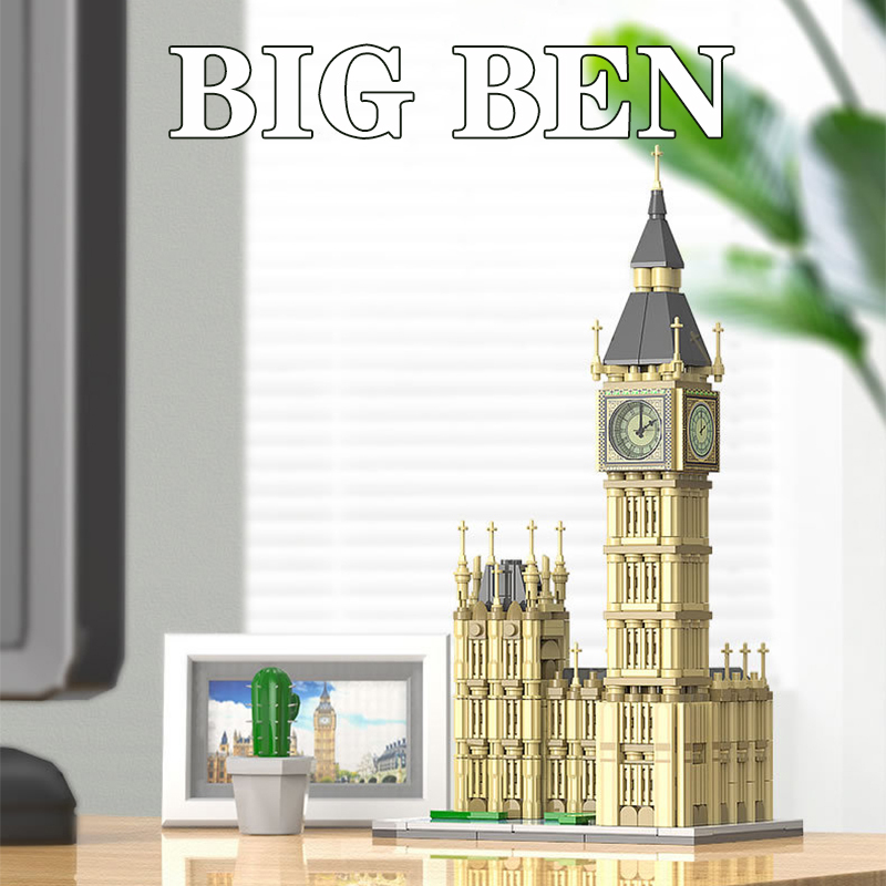 XINGBAO 18025 Moc Creator Expert Buildings London Big Ben Blocks 815PCS Bricks With USB Light From China.