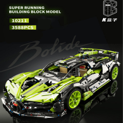 K-Box 10211 Technic Bugatti Bolide Building Blocks 3588±pcs Bricks Toys For Gift From China