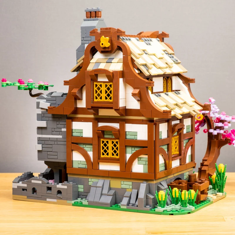 Mork 033004 Moc Medieval Farmhouse Building Blocks 2046pcs Bricks Toys From China