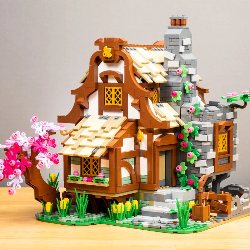 Mork 033004 Moc Medieval Farmhouse Building Blocks 2046pcs Bricks Toys From China