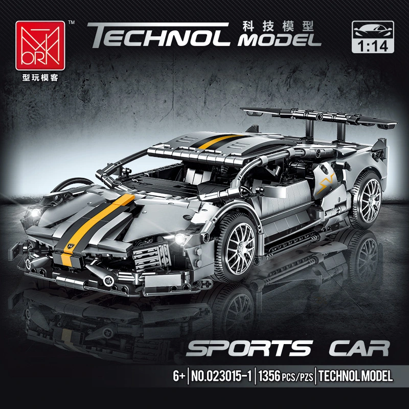 Mork 023015 Technology Model Series Rambo Sports Car Bat Model Building Block 1337pcs Bricks Toy From China