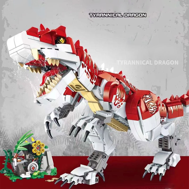 SX9082 MOC Creator 2 Model Dinosaur World Building Blocks Toys Game 749pcs Bricks From China Delivery.