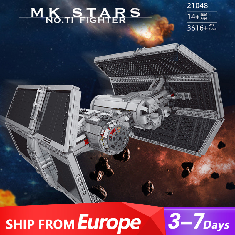 Mould King 21048 MOC Movie & Game Star Wars Tie Bomber Building Blocks 3616pcs Toys Bricks From Europe 3-7 Days Delivery