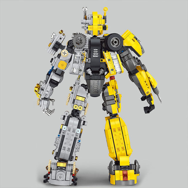 LW 7037 MOC Movie &amp; Game Bumblebee Defnder Justice Building Blocks 1586PCS Bricks Toys From China Delivery.