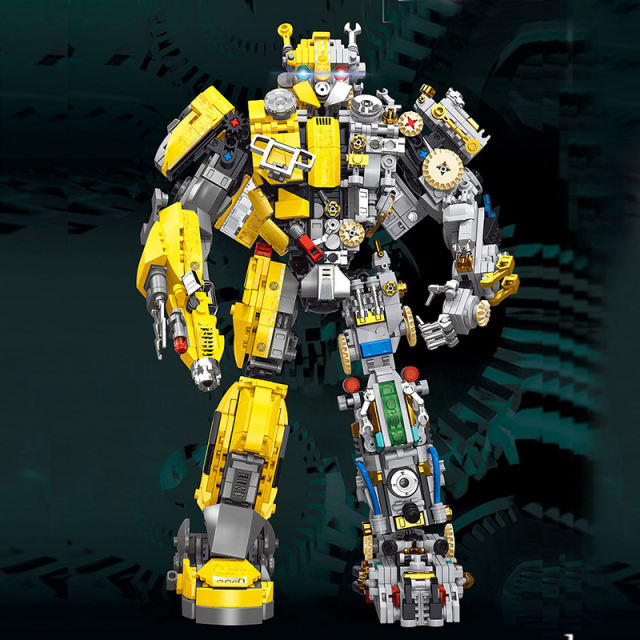 LW 7037 MOC Movie &amp; Game Bumblebee Defnder Justice Building Blocks 1586PCS Bricks Toys From China Delivery.
