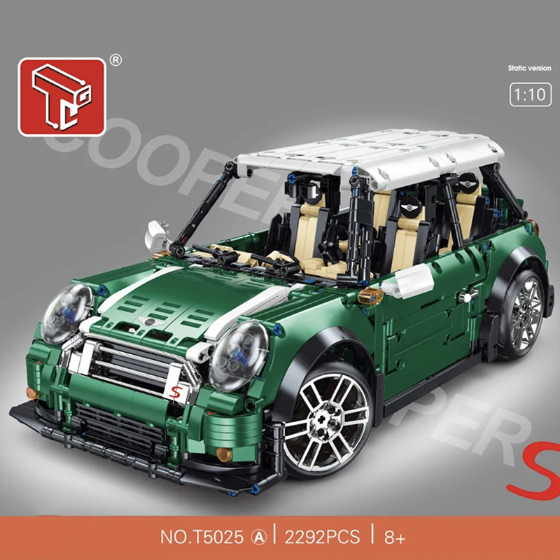 TAIGAOLE T5025 Moc Technic 1:10 Bao ma MINI  Car Building Blocks Dynamic Version 2292pcs Bricks Toys From China Delivery.