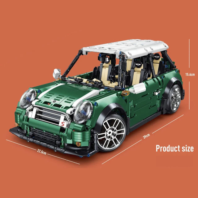 TAIGAOLE T5025 Moc Technic 1:10 Bao ma MINI  Car Building Blocks Dynamic Version 2292pcs Bricks Toys From China Delivery.