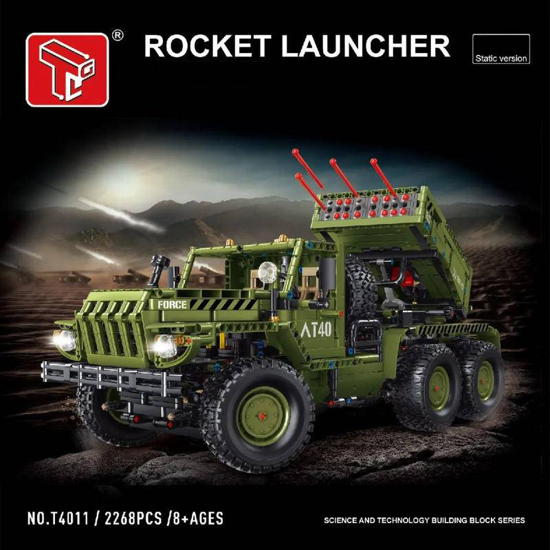 TAIGAOLE T4011 Technic Millitary Blocks Rocket Launcher Car Building Blocks 2268pcs Bricks Toys From China.