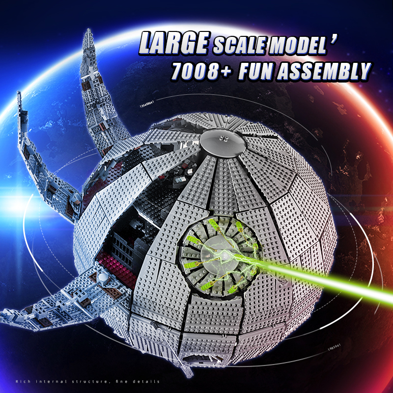 Mould King 21034 Star Wars Death Star - Playset & Statue Combo Building Blocks 7008pcs Bricks From China Delivery.