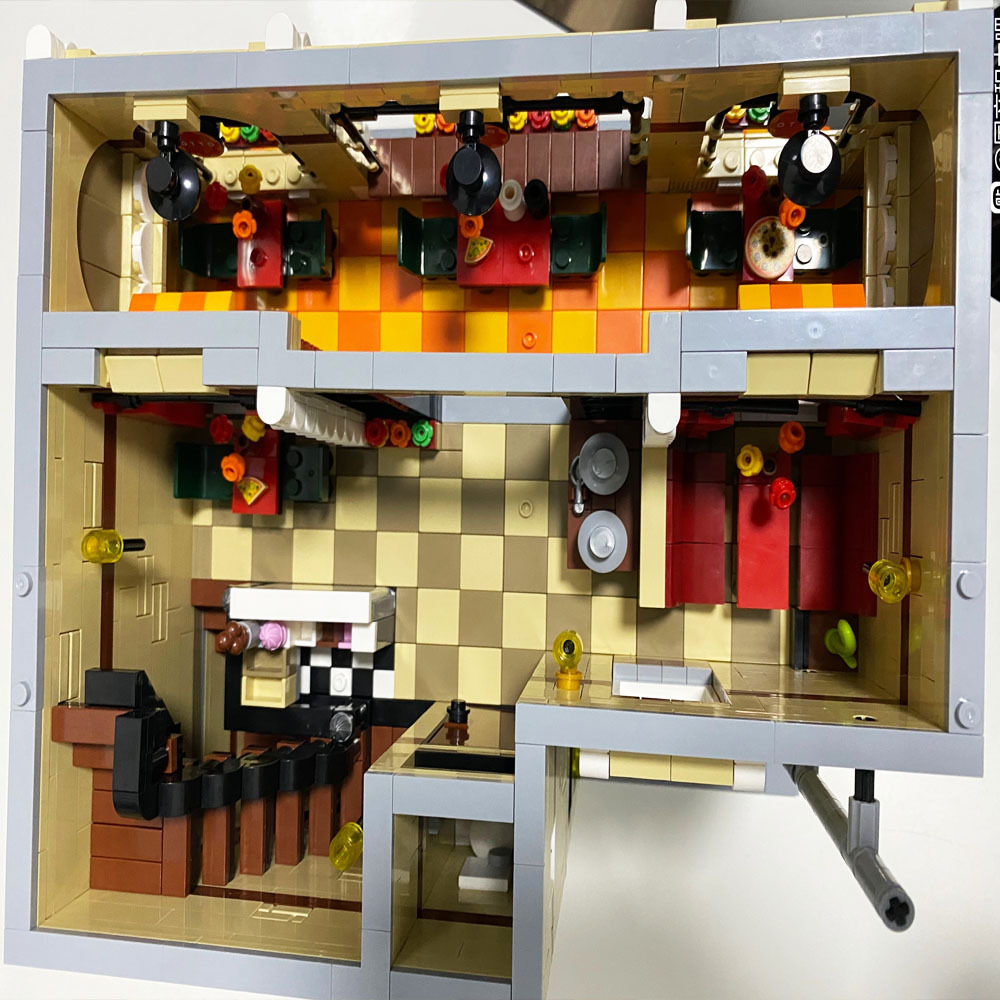 UrGe 10202 Creator Expert Modular Buildings Pizzeria Shop Building Blocks 5588pcs Bricks Toys From China.