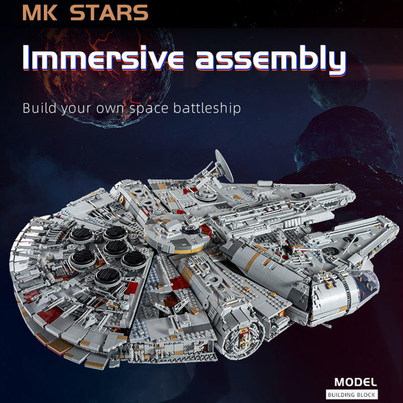 Mould King 21026 Star Wars Millennium Falcon ROTJ (Mark II) Building Blocks 12688pcs Bricks From Europe Delivery 3-7 Days Delivery