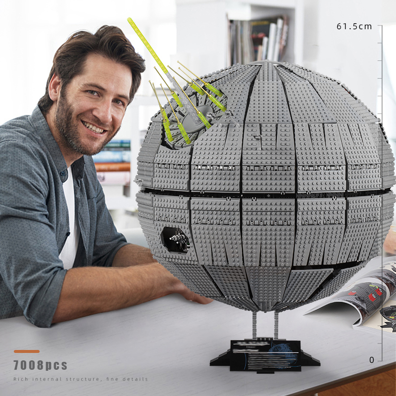 Mould King 21034 Star Wars Death Star - Playset & Statue Combo Building Blocks 7008pcs Bricks From China Delivery.