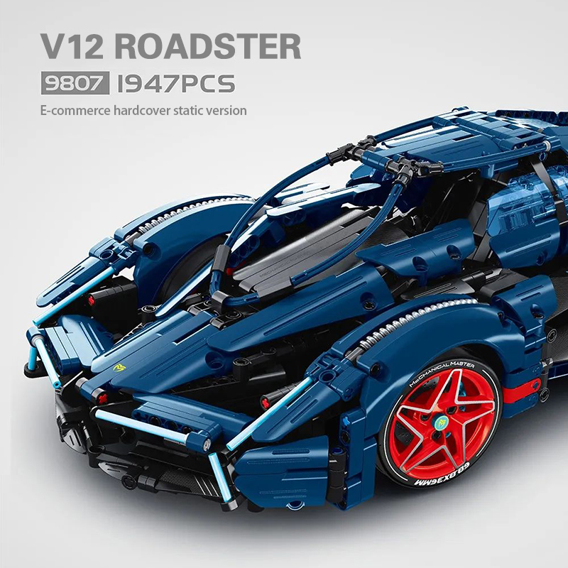 Only Set] IM.Master 9807 Technic 1:10 V12 ROADSTER Super Car