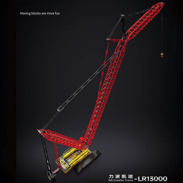 Mould King 17015 Technic Moc APP Remote Control Crawler Crane Liebherr LR13000 Building Blocks 4318pcs From Europe Delivery
