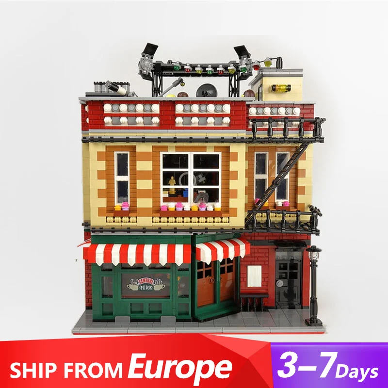 UG10189 Moc Creator Modular Buildings Central Perk Big Bang "Theory "modular Building Blocks(No Light)From Europe 3-7 Days Delivery