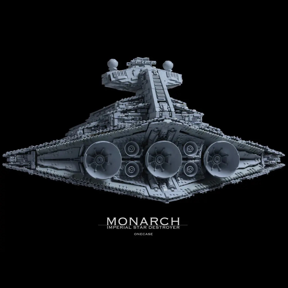 MouldKing 13135 Star Wars ISD Monarch Space Ship Movie Barweer