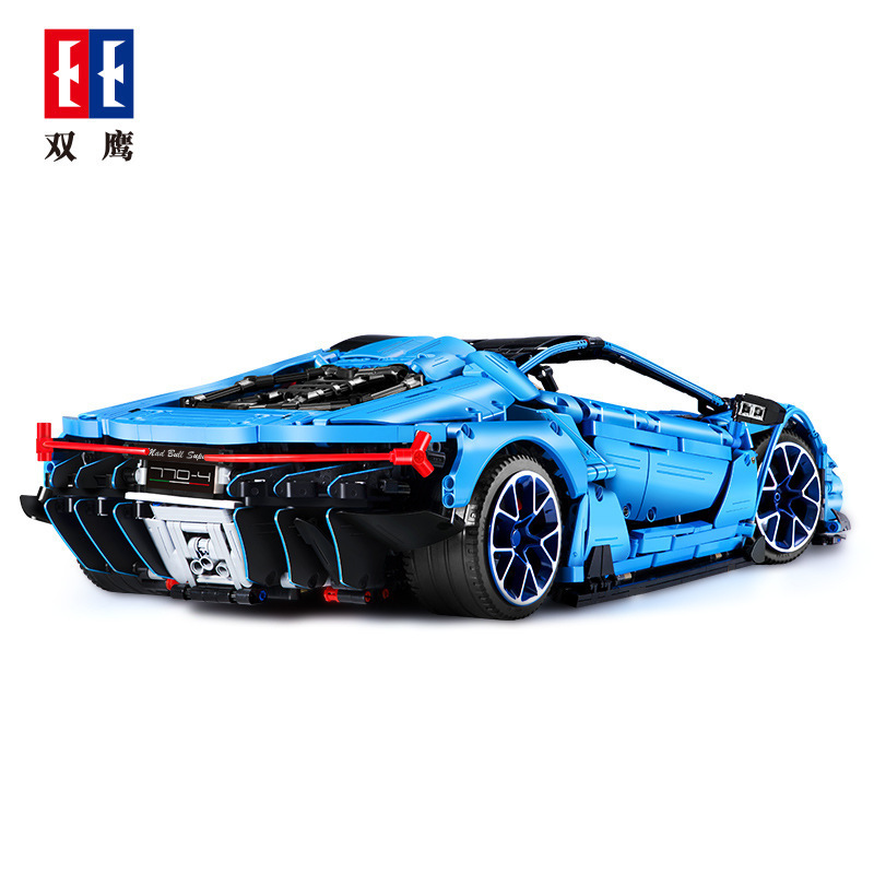 CaDa C61041 3842PCS Technic Mad Cow Racing Car Centenario 1:8 hypercar Building Blocks static version Ship From Europe.
