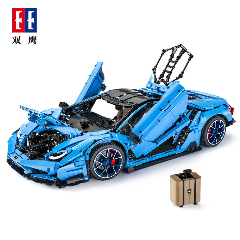 CaDa C61041 3842PCS Technic Mad Cow Racing Car Centenario 1:8 hypercar Building Blocks static version Ship From Europe.