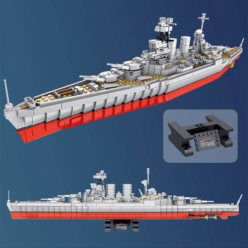 PANLOS 637001 Military Admiral-Class Ironclad Building Blocks 1731pcs Bricks Toys From China Delivery.