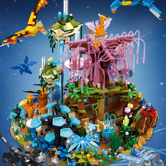 DK3005 Movie & Game The AVATAR Building Blocks Toys 2878pcs Bricks Gift From China Delivery.