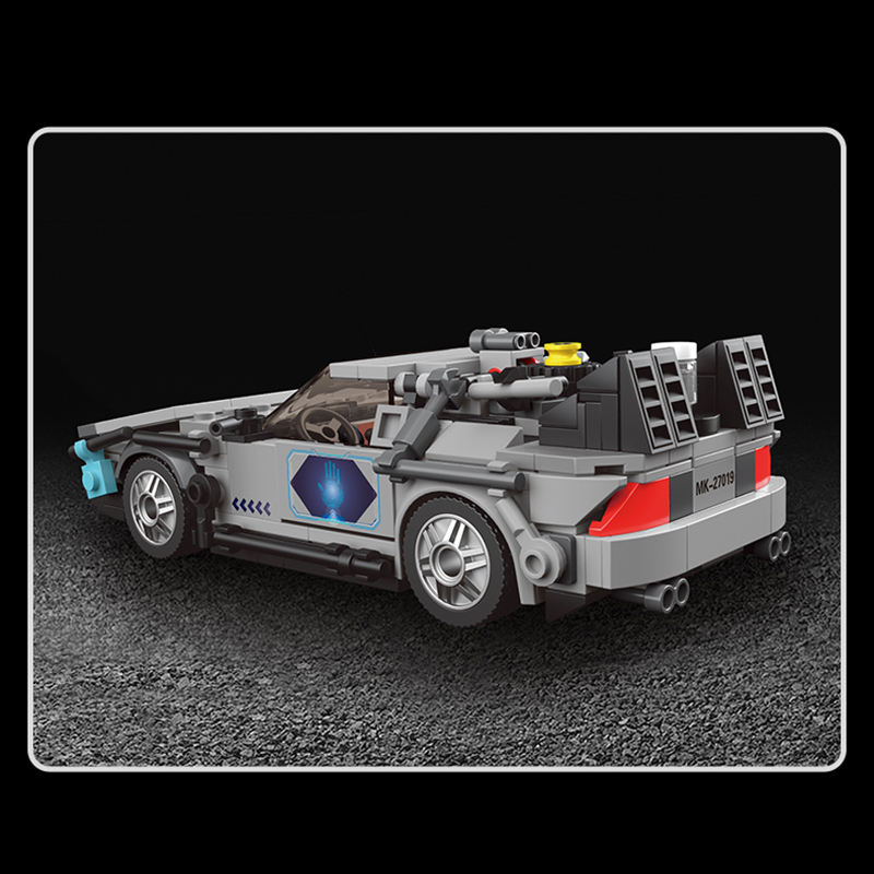 Mould King 27019 Movie & Game Technic Static Version Delorean-12 Car Building Blocks 269pcs Bricks Toys From China.