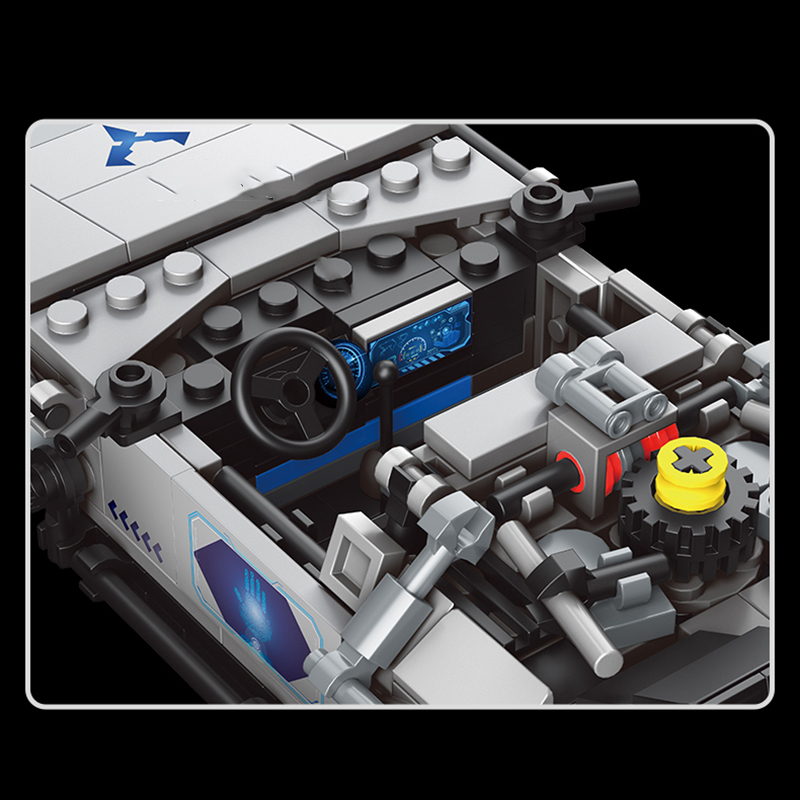 Mould King 27019 Movie & Game Technic Static Version Delorean-12 Car Building Blocks 269pcs Bricks Toys From China.