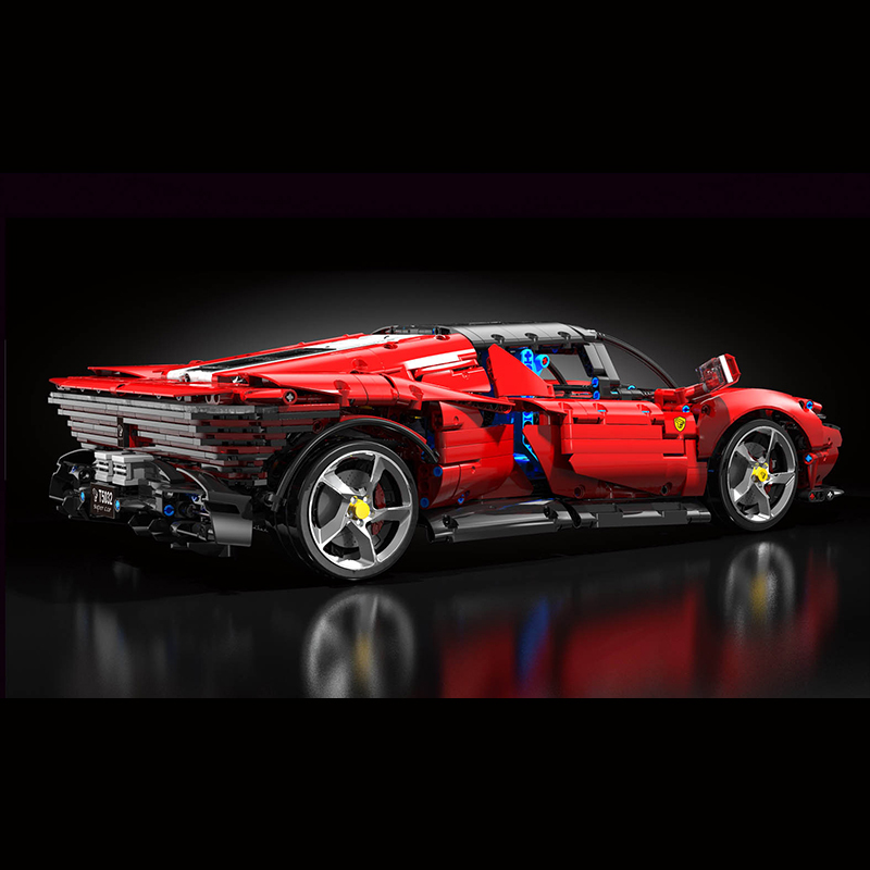 TAIGAOLE T5032 Technic 1:10 "Ferrari "Daytona SP3 Sports Car With Motor Building Blocks 2438pcs Bricks Toys From China Delivery.