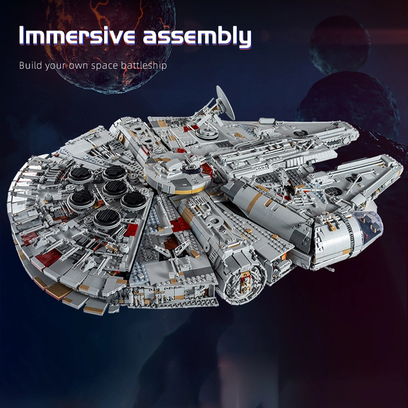 Mould King 21026 Star Destroyer Building Blocks Millennium Falcon ROTJ (Mark II) 12688pcs Bricks Ship from USA 3-7 Days Delivery