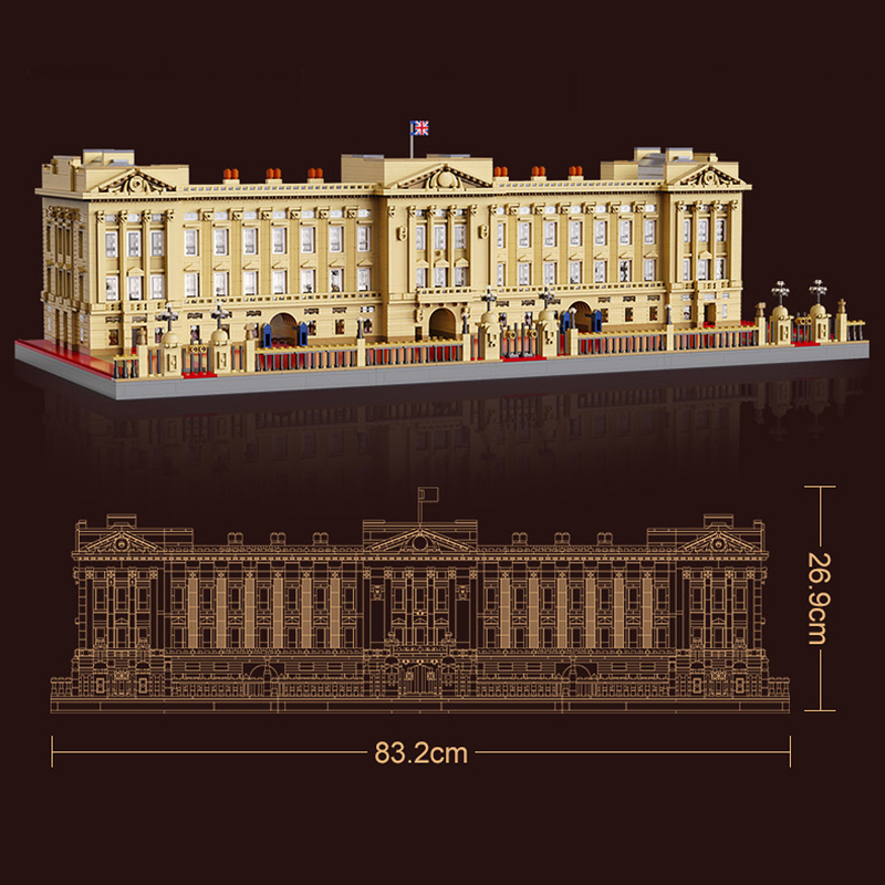 [Pre-sale by 25th]CaDa C61501 UK Buildings BUCKINGHAM PALACE Building Blocks 5604pcs Bricks Toys From USA 3-7 Days Delivery.