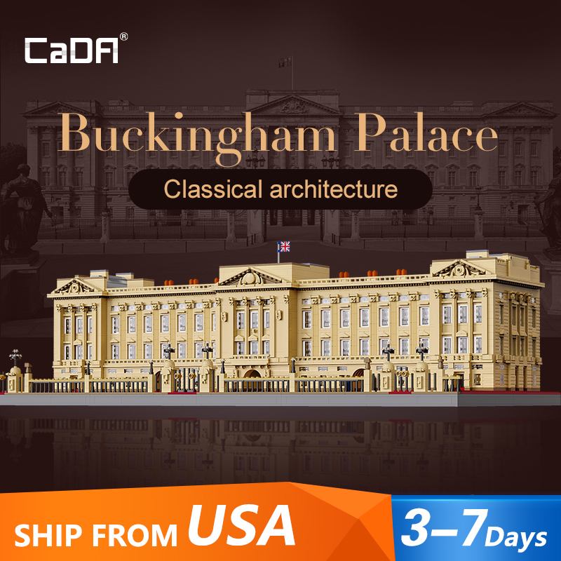 [Pre-sale by 25th]CaDa C61501 UK Buildings BUCKINGHAM PALACE Building Blocks 5604pcs Bricks Toys From USA 3-7 Days Delivery.